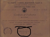 RMA School Diploma Bainbridge, Md
