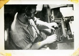 photo of Radiomans typewriter
